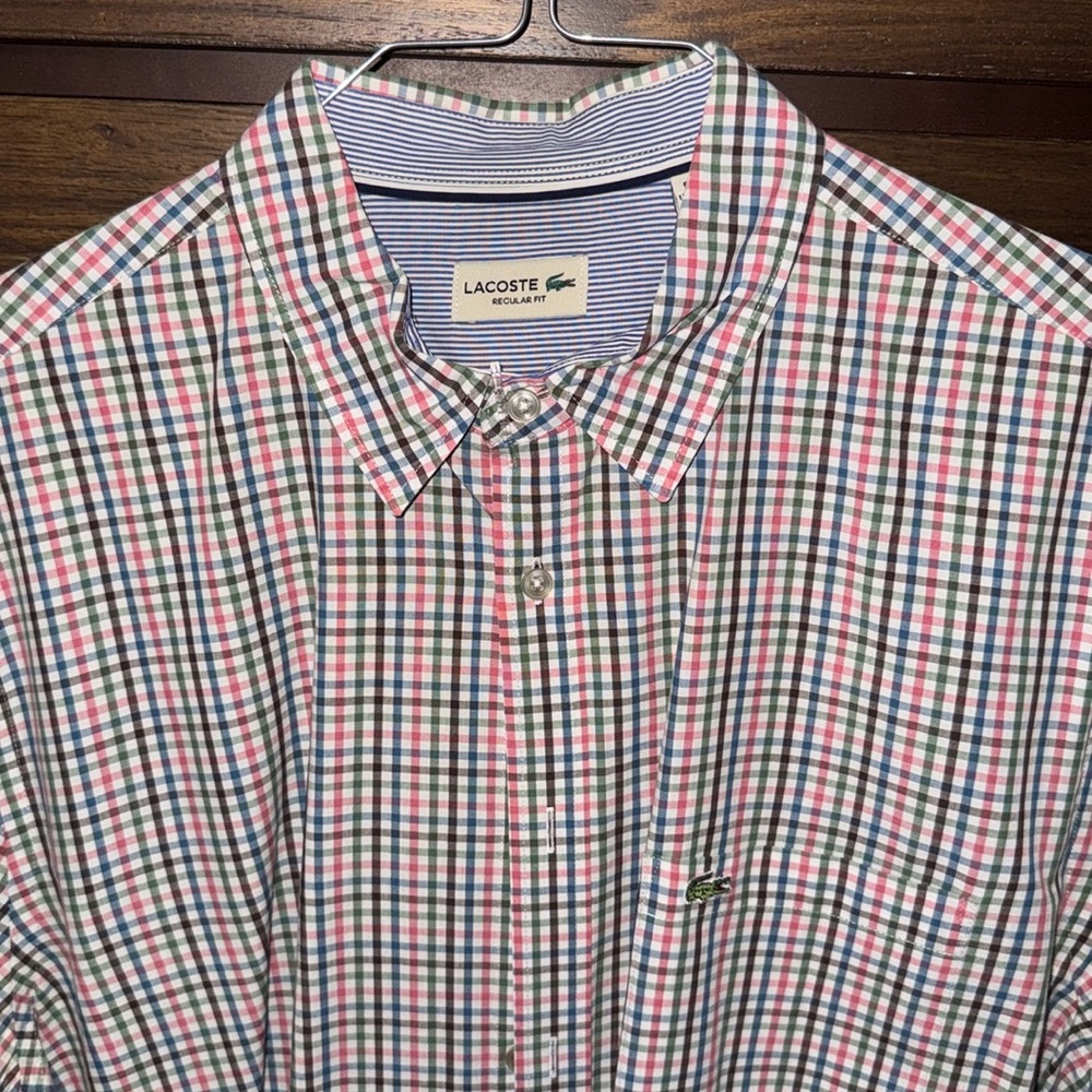 Lacoste Gingham Button Down